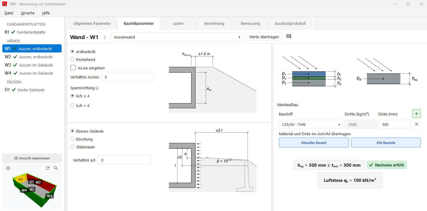 Screenshot: Bauteil-Bilder
