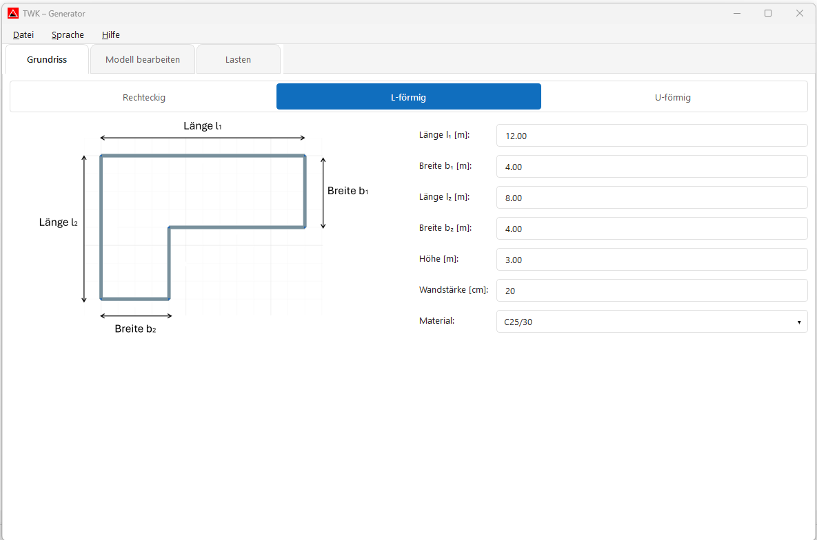 Screenshot: Grundriss